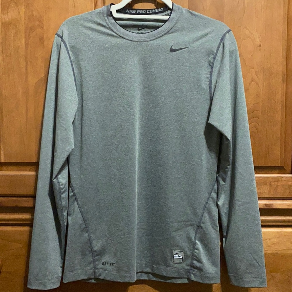 Nike Pro Combat Long Sleeve Shirt- dri fit